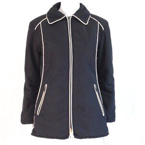 Iceberg All Weather Jacket With White Piping & Zippered Pockets - Italy